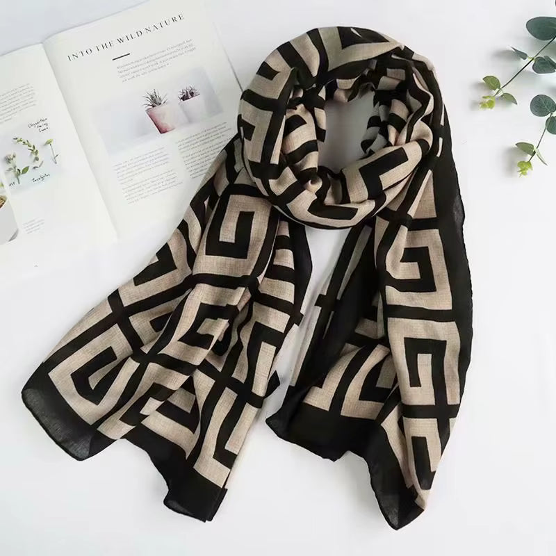 Damenschal – Leichter, weicher, modischer Schal / Umschlagtuch für alle Jahreszeiten