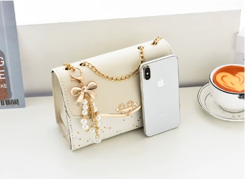 Trendige Damen Crossbody Tasche – Stylische Schultertasche aus PU-Leder